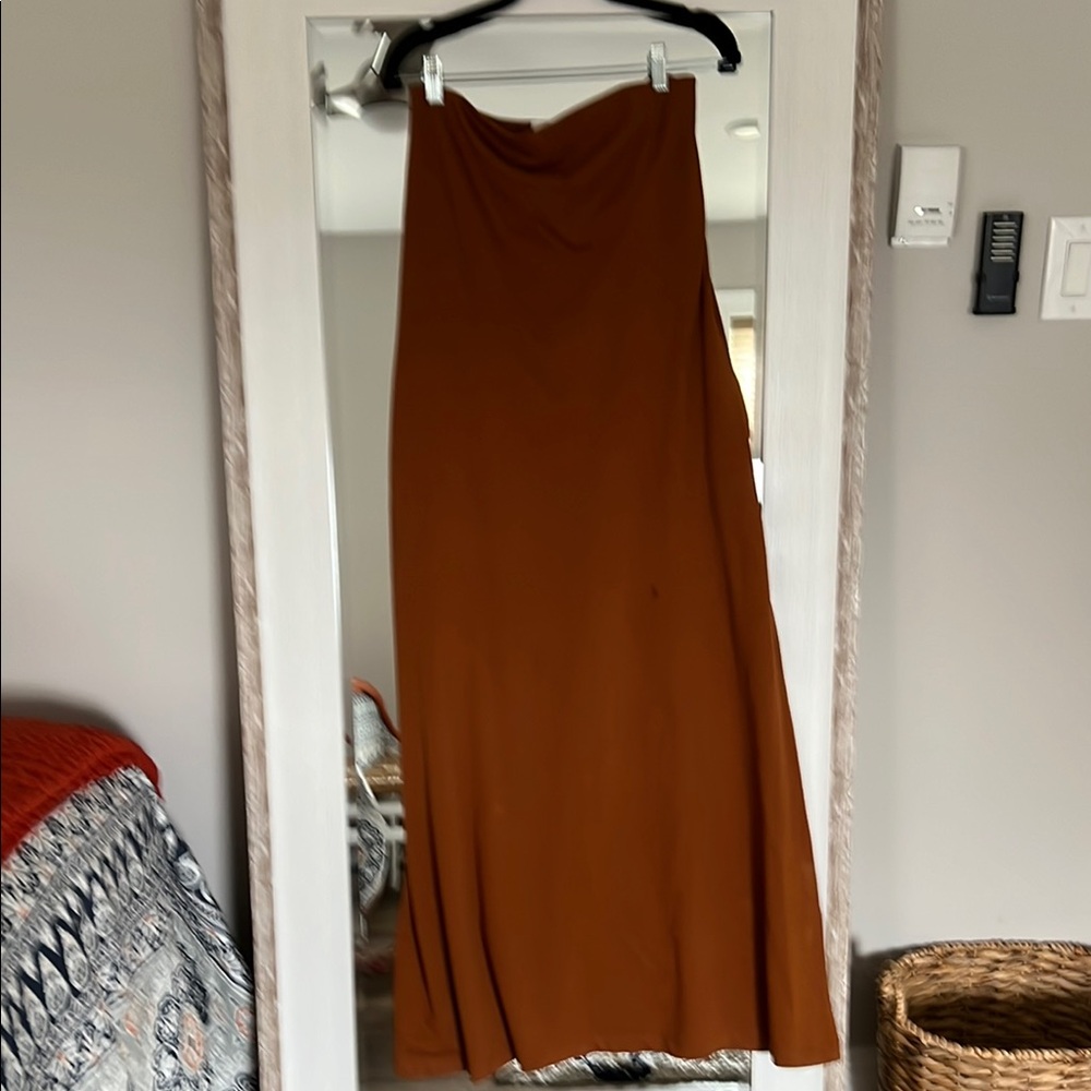 Zara Rust Maxi Dress